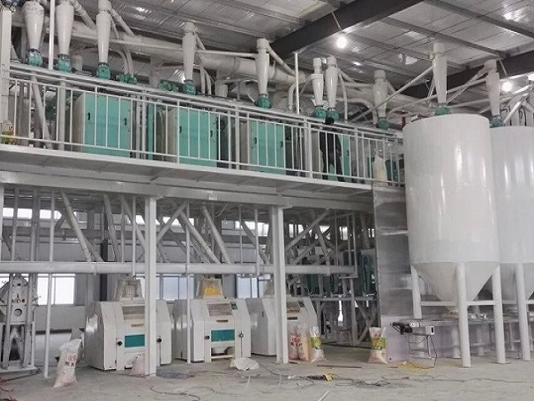 湖北日產(chǎn)50噸玉米深加工設備客戶(hù)安裝試機現場(chǎng)